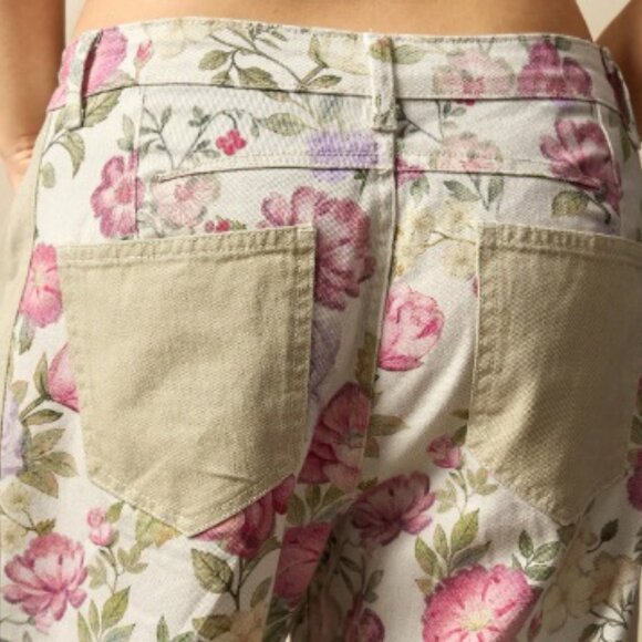 NWOT 2026 Fantastic Floral Good Luck Barrel Jeans - Picture 3 of 8